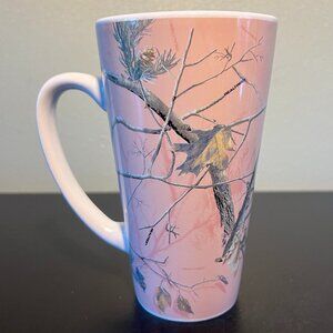 GANDER MOUNTAIN Realtree Edge PINK CAMO Camouflage Tree Branches Tall Mug